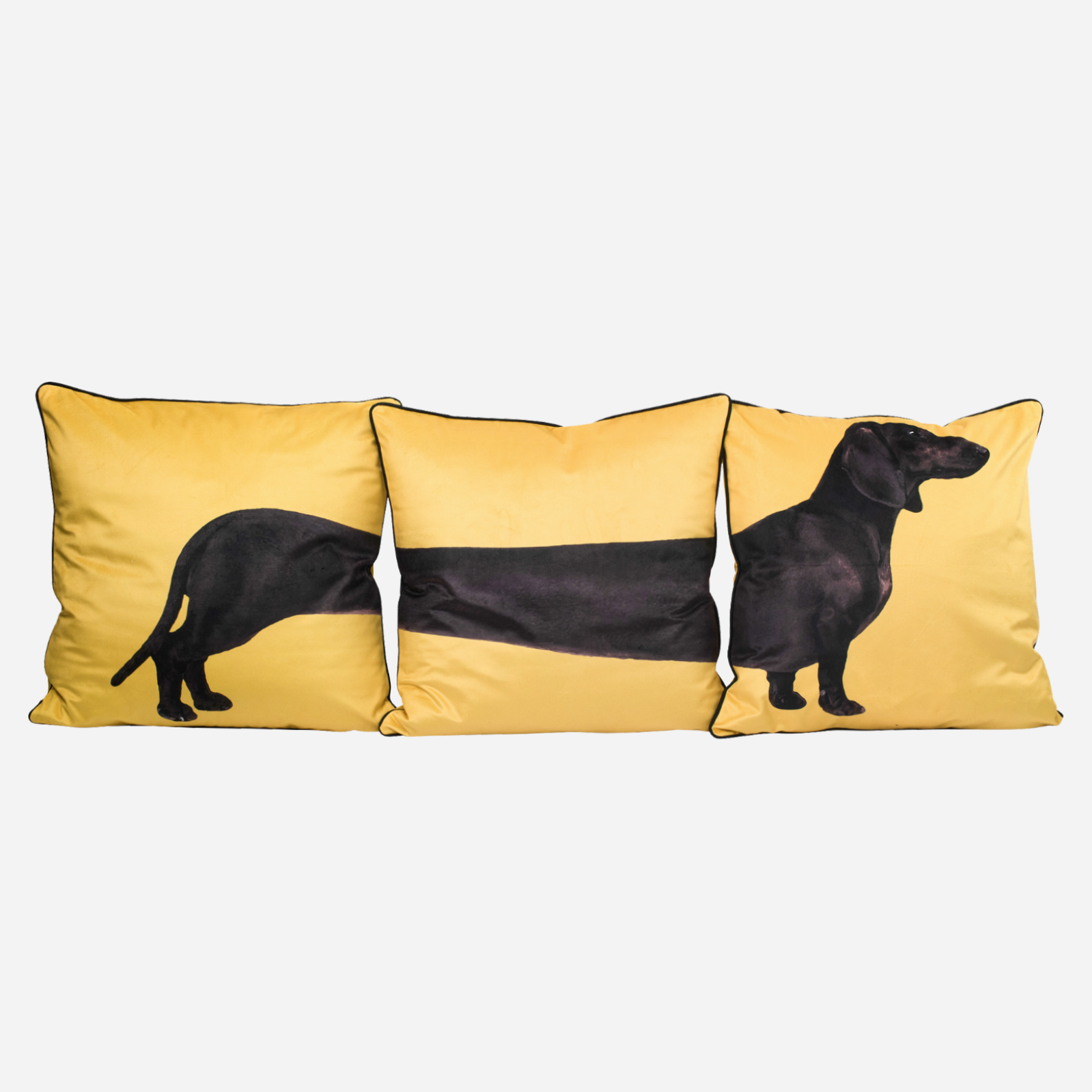 Set of Three Dachshund Cushions - Main Image